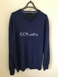 Sweter 100% wełna merino Woolmark