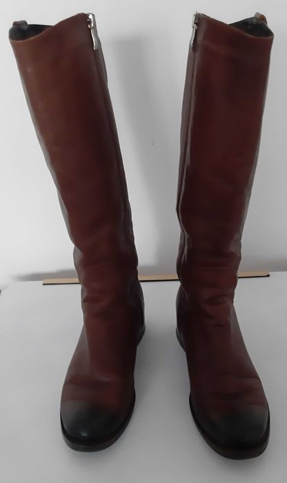 Skórzane kozaki NESSI roz. 39