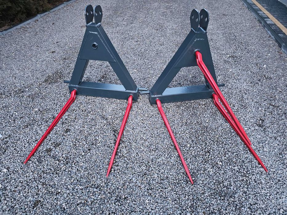 Podnośnik do bel balotów igła ładowacz WIDŁY tuz słoma chwytak na TYŁ