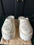 Chodaki klapki Mule Gucci ecru 38 , 24 cm