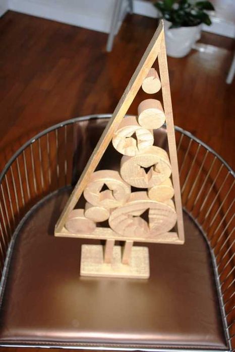 Árvore em madeira de Natal