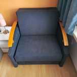 Sofa fotel rozkładany do spania 1-osobowy amerykanka