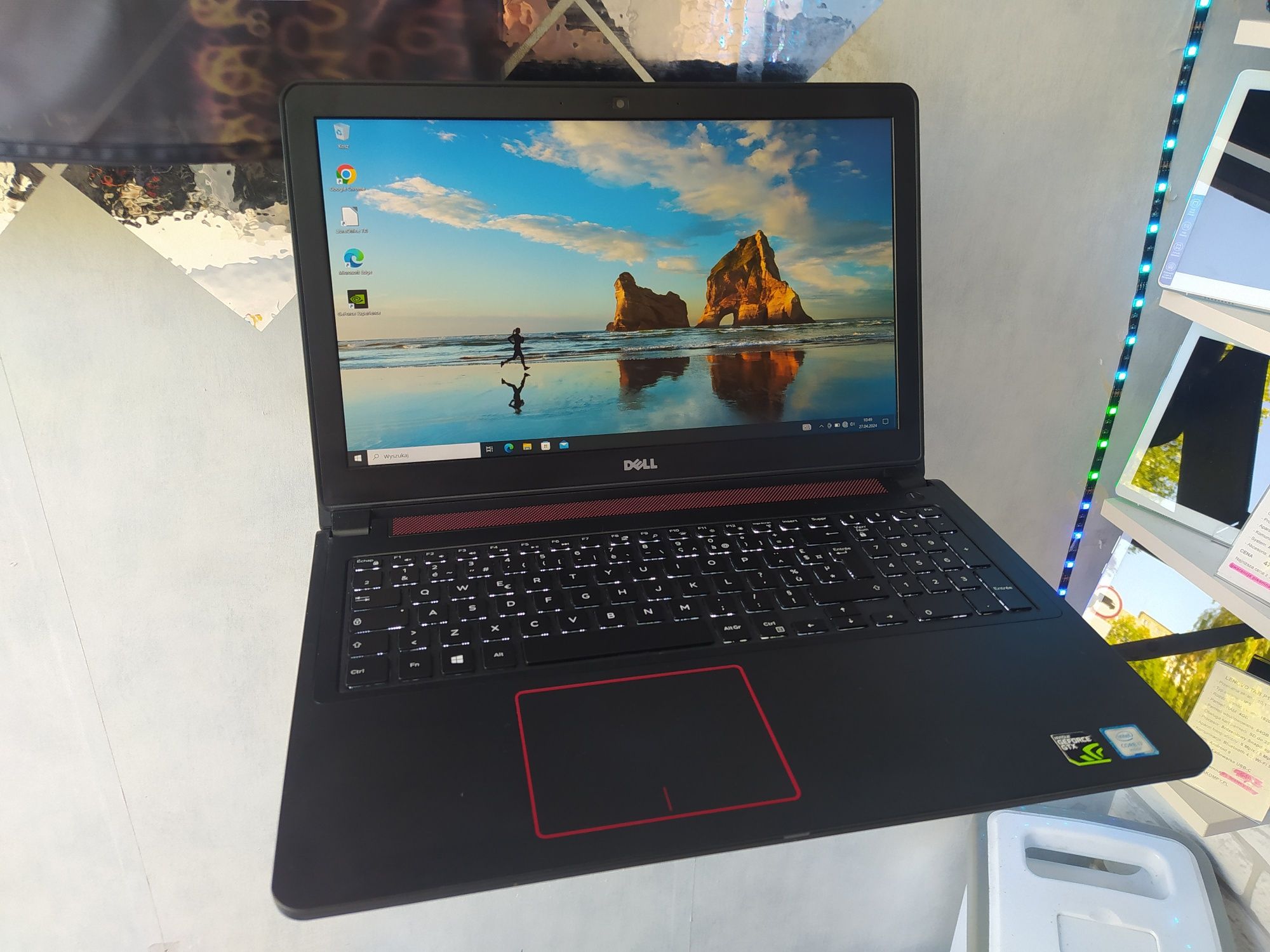 Laptop Gamingowy DELL /proc. i7 /16GB RAM /GTX 960 /SSD 480GB /GWAR.