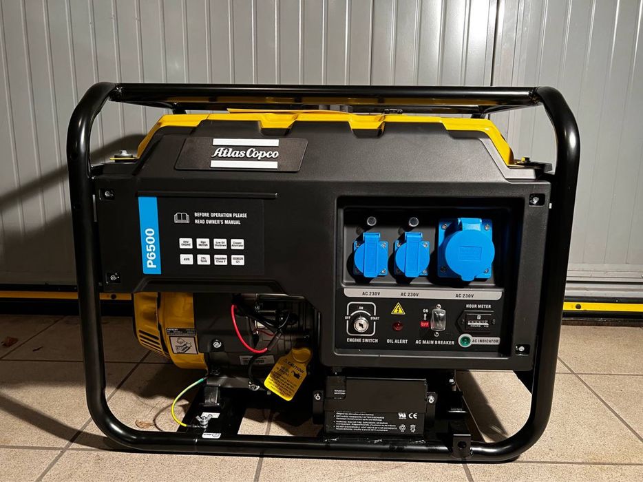 Генератор Atlas Copco Італія P6500 , 5.5 кВт,  230 B
