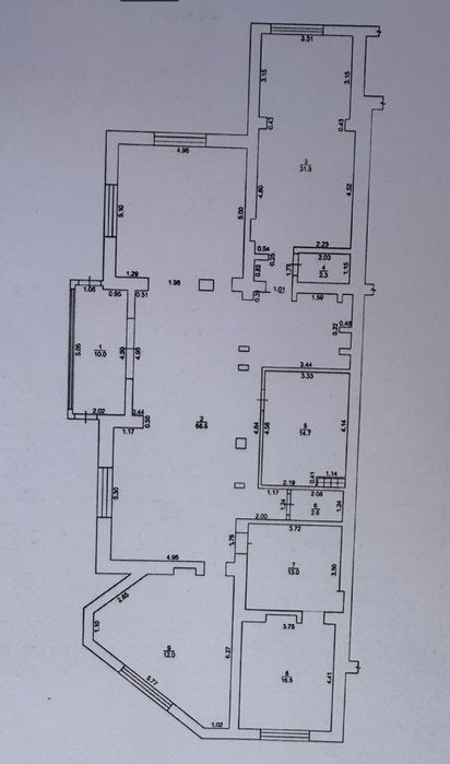 Аренда офис214м2 без комисии мебель ПаркШевченко 6 каб к морю 500 метр