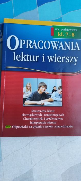 Opracowania lektur klasa 7-8