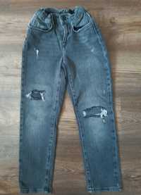 Jeansy Zara j.nowe 128