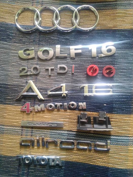 Znaczek audi a4 , Quattro , allouad A6