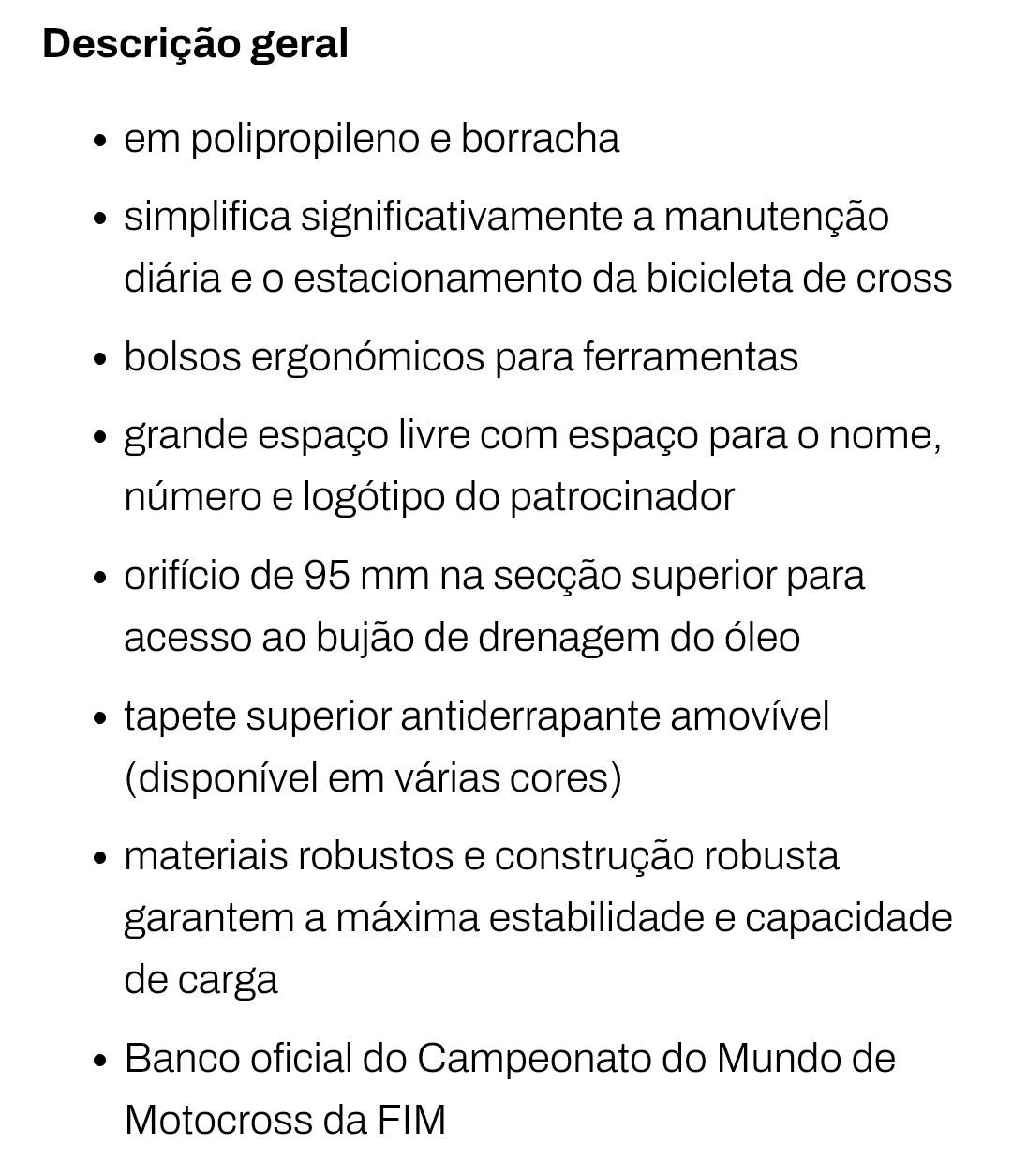 Cavalete Polisport Motocross