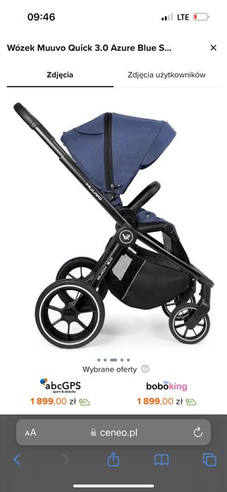 Wózek spacerowy muvvo Quick3.0