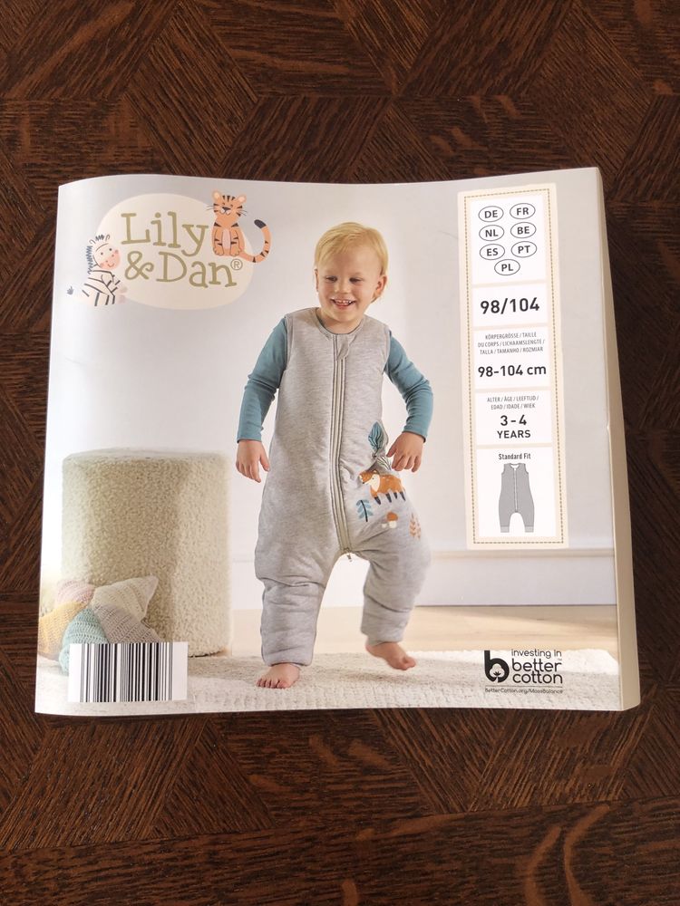 Lilly&Dan śpiworek do spania 3-4 lata
