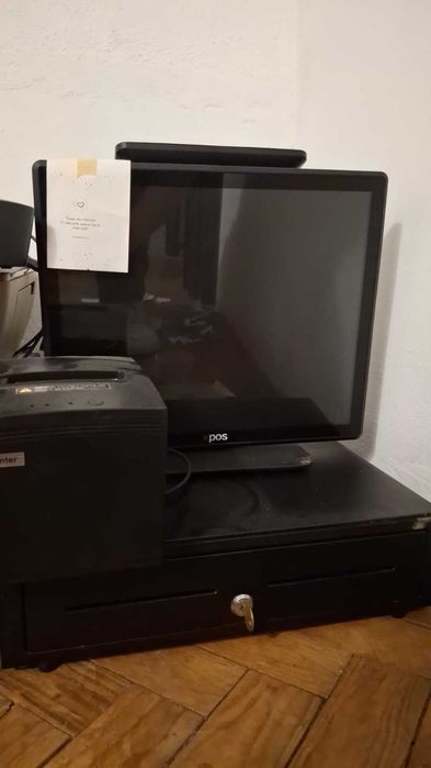 POS completo com caixa de dinheiro e impressora