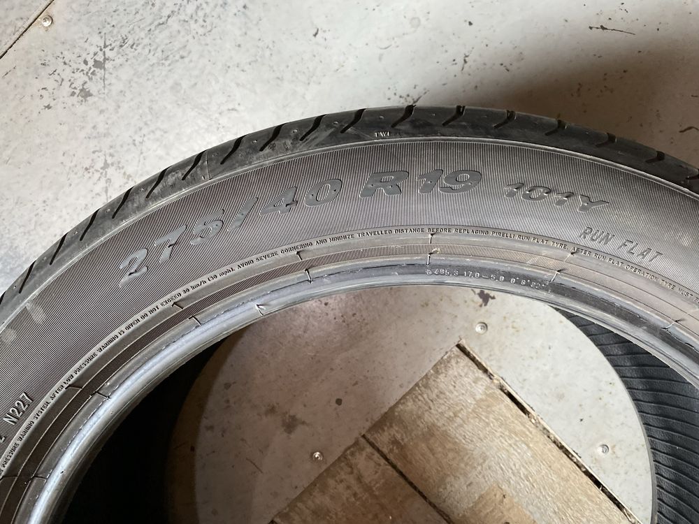 245/45R19 + 275/40R19 Pirelli PZero runflat 8мм протектор