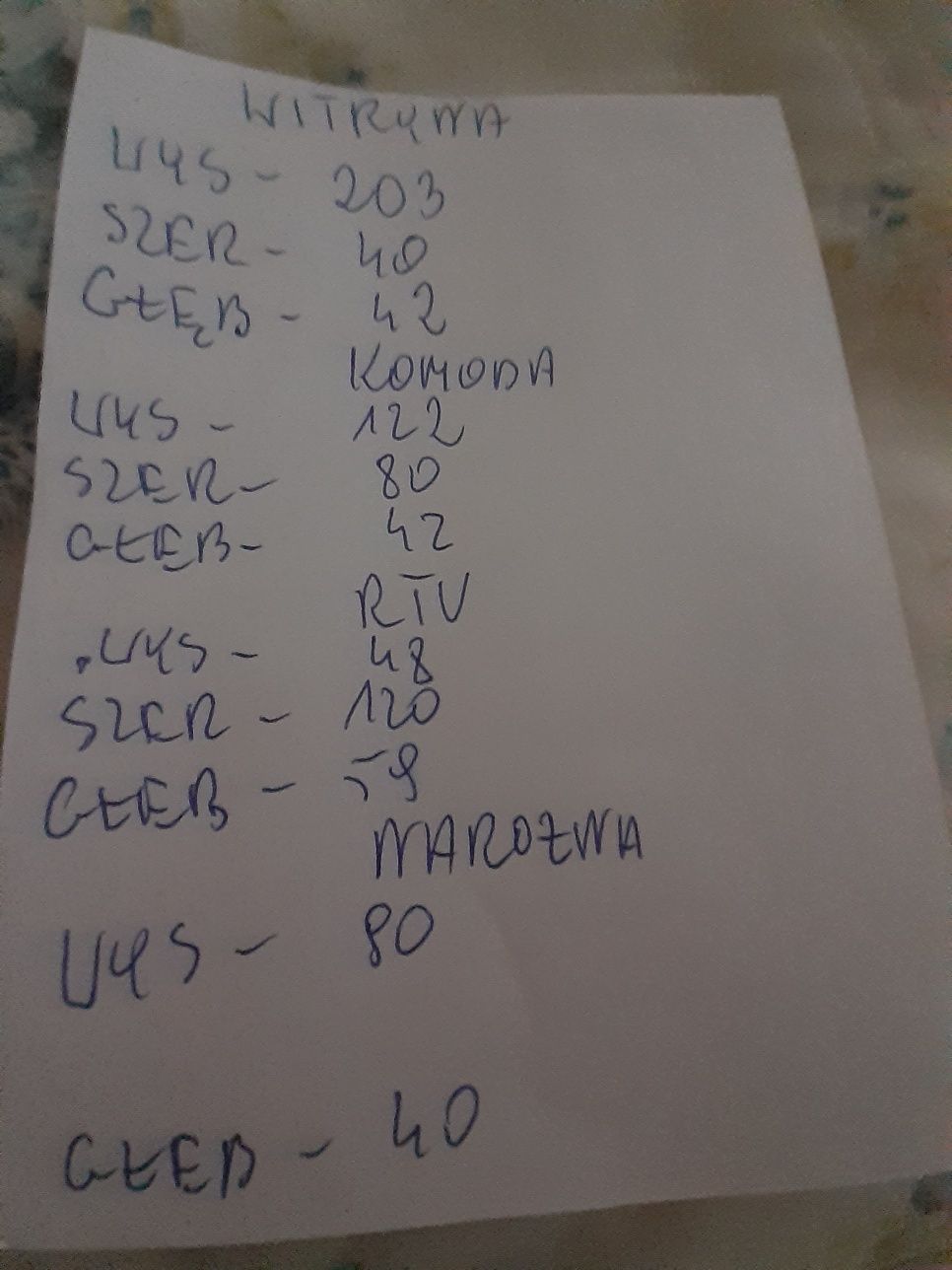 Sprzedam  meble można  kupić pojedyńcze