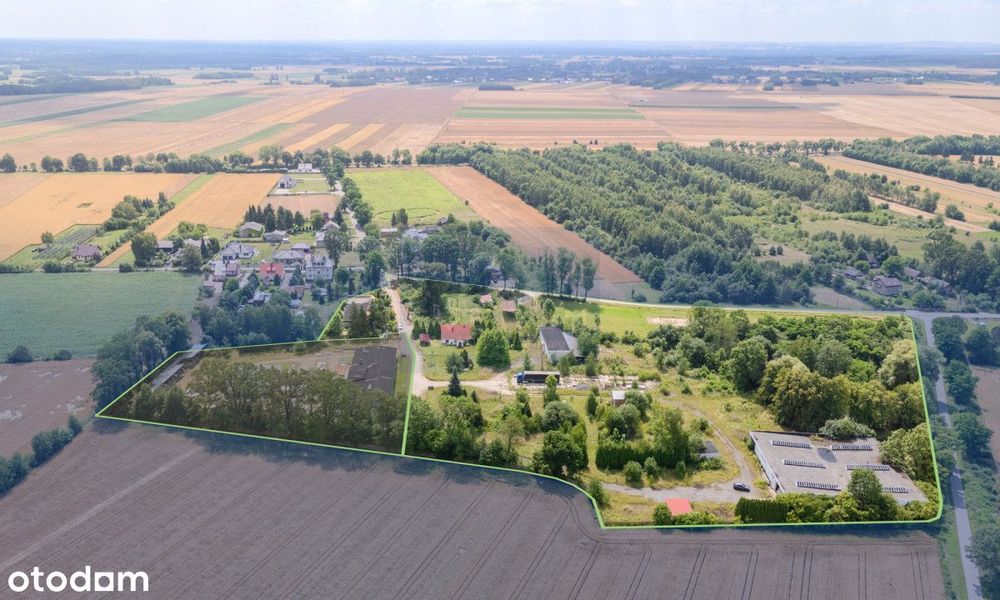 Duża działka usługowo mieszkaniowa gm. Kłomnice
