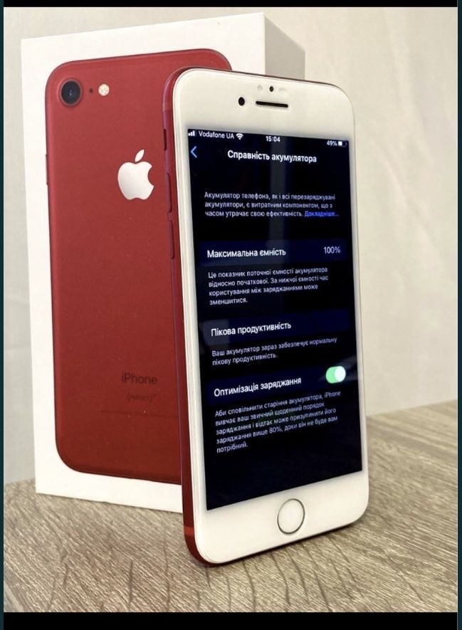 iPhone 7,128,product red