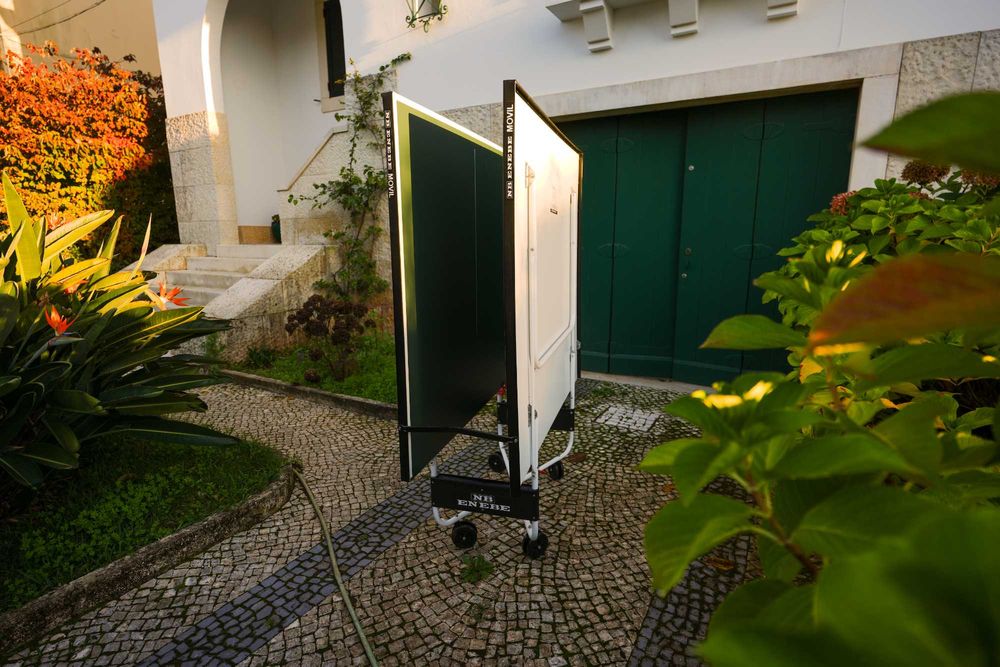 Mesa de Ping Pong Enebe Movil — Dobrável e com Rede