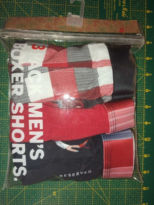 Набор мужских хлопковых трусов Reserved.