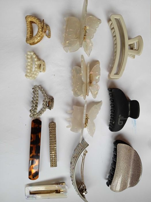 Зажими  и обручя  для волос лот резинки