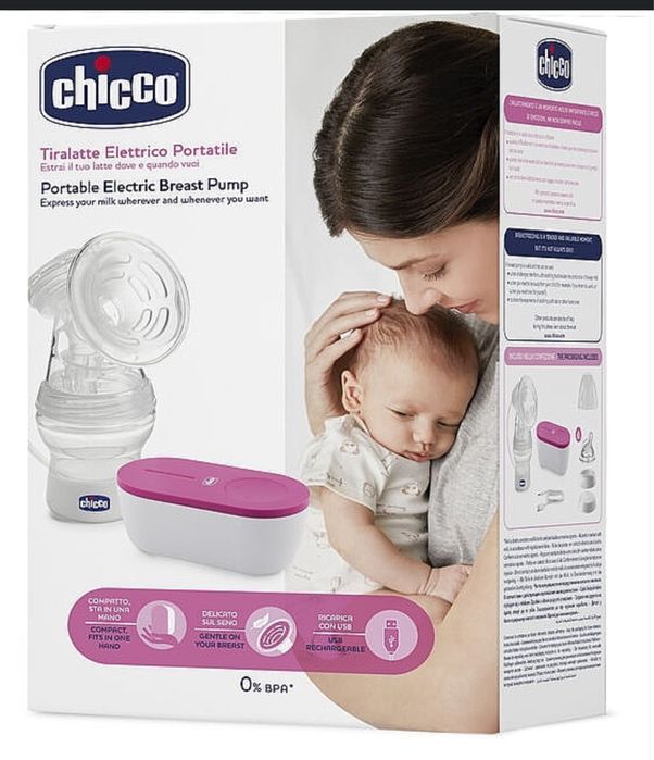 Молоковідсмоктувач електричний портативний