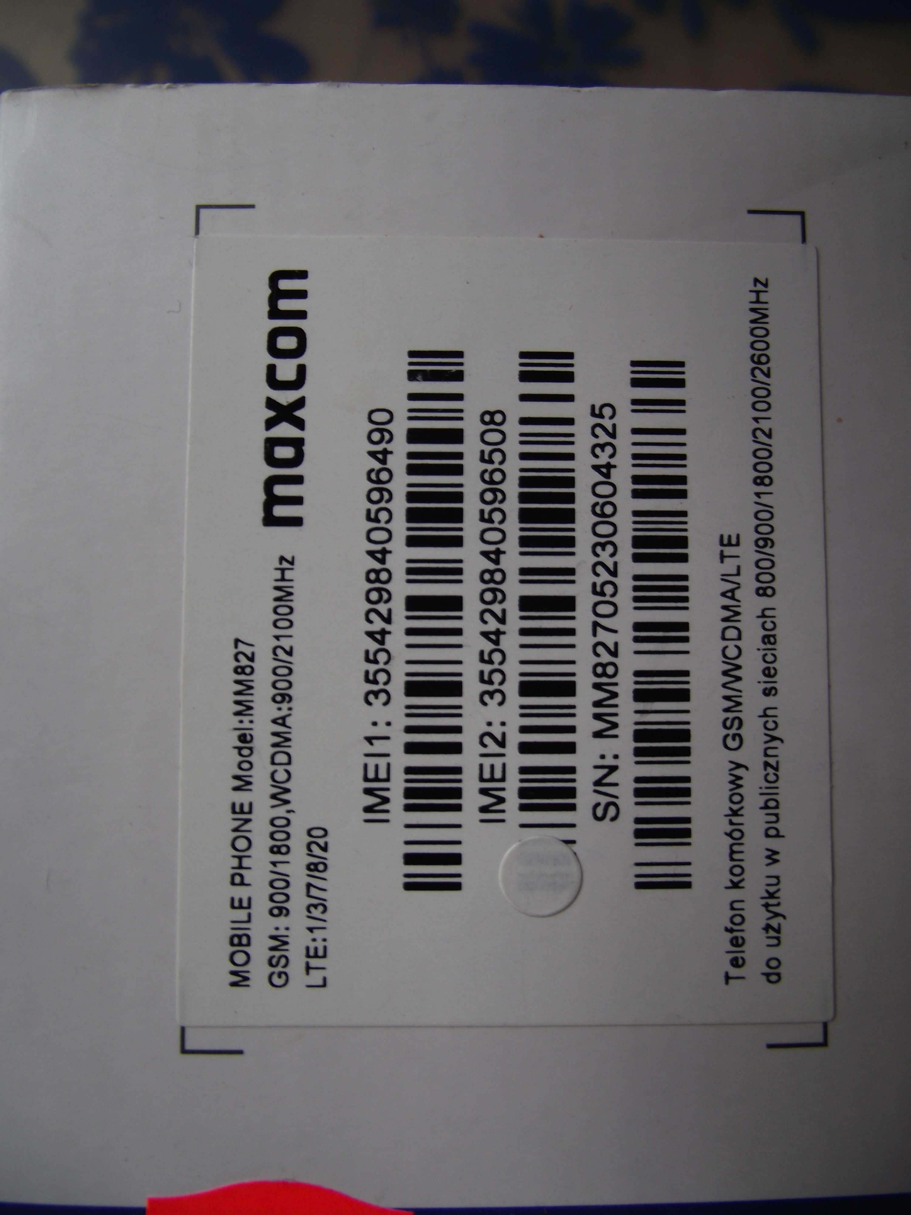 maxcom mm827 nowy