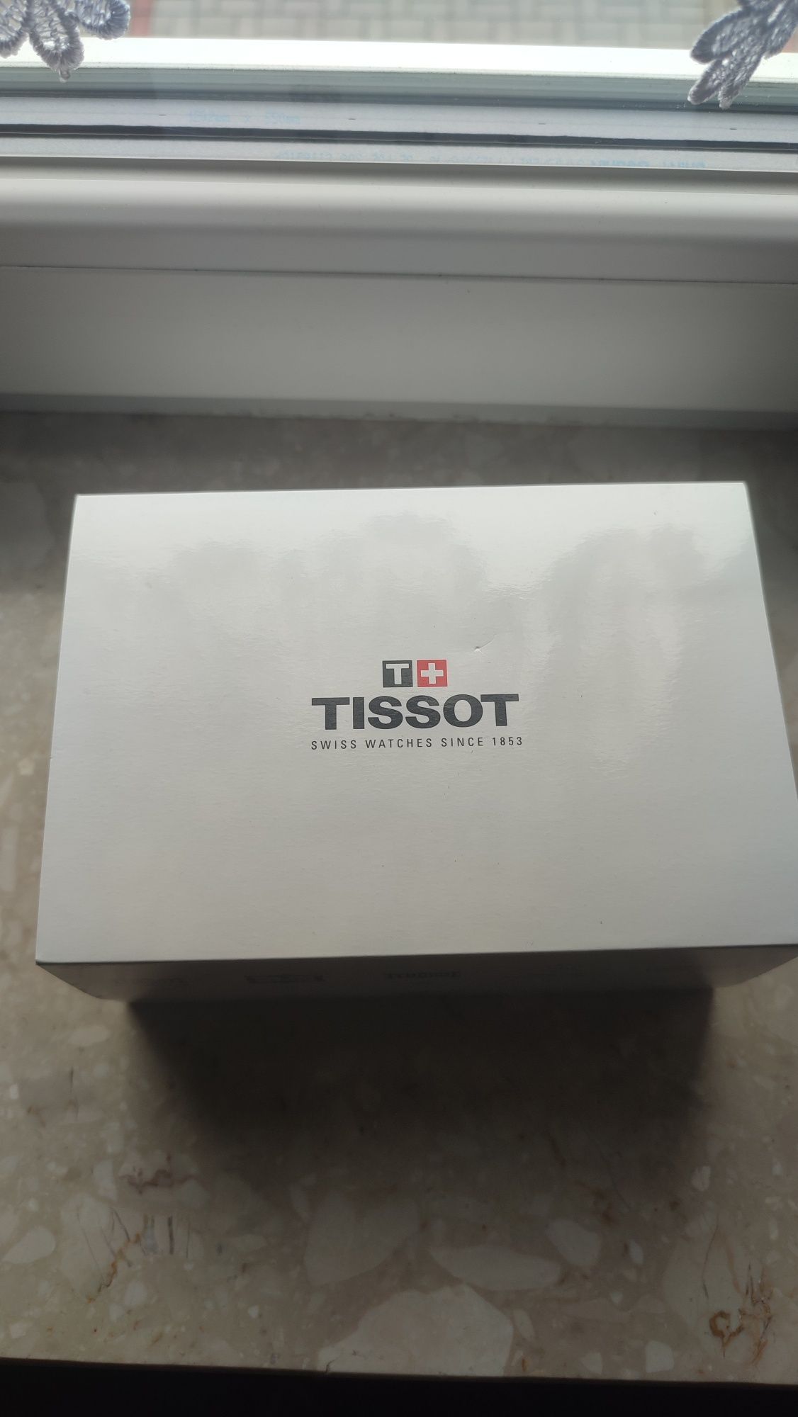 Tissot zegarek Carson Premium Lady różowy kwarcowy bransoleta srebrny