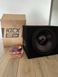 Активний сабвуфер Kicx GT 12M,потужний активний саб 1000ват
