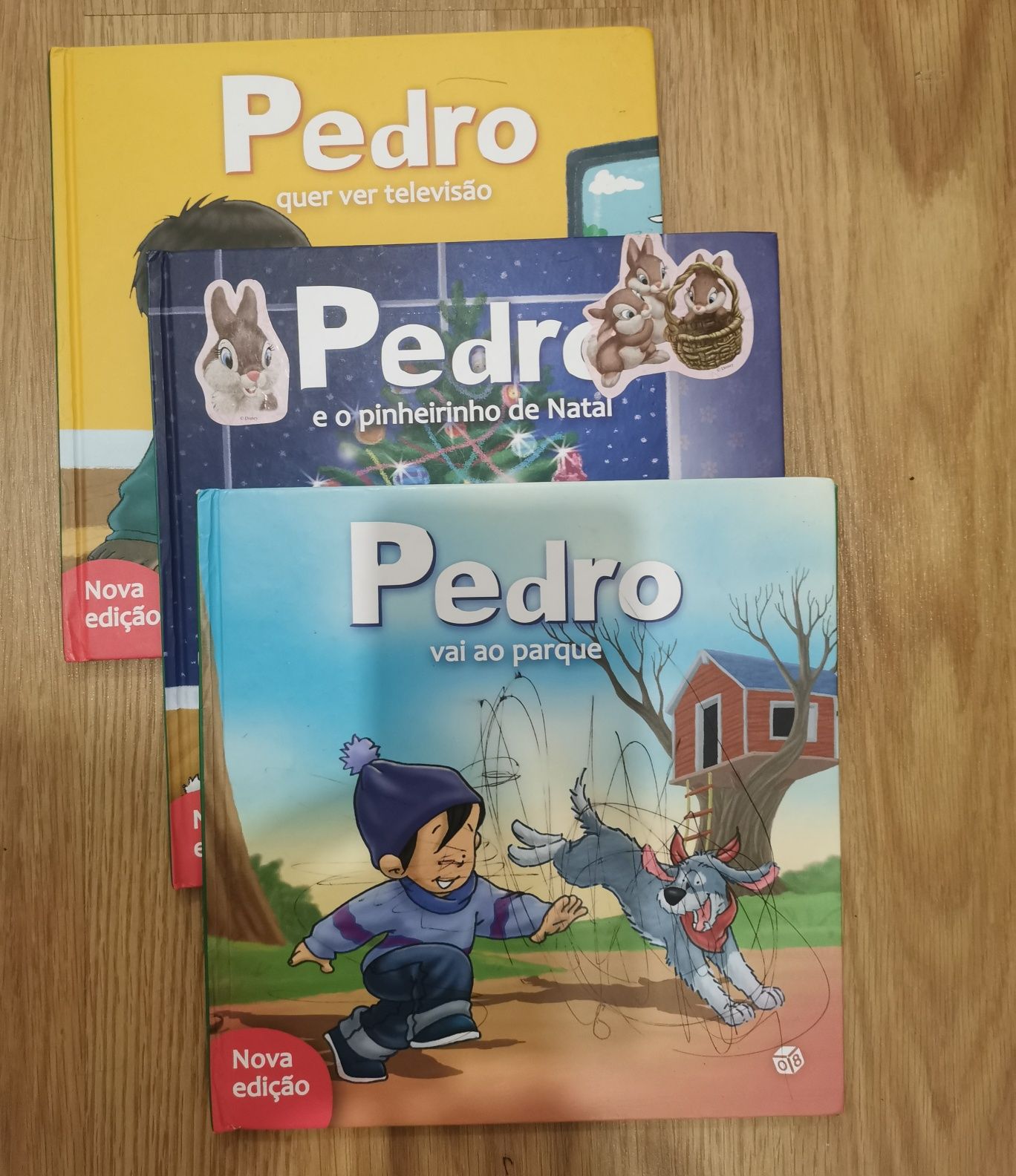 3 livros coleção Pedro