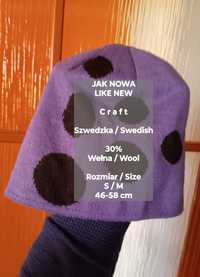 Craft  Czapka sportowa z dzianiny wełniano-akrylowej, 30% Wełna, S/M