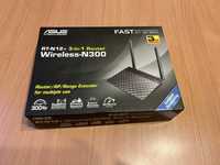 RT-N12+ Wireless N300 3-in-1 Router Asus z zasilaczem