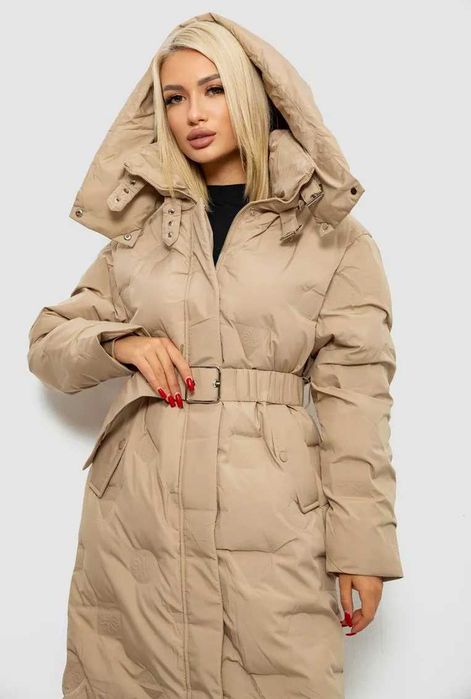 Куртка жіноча зимова, колір бежевий. Є усі розміри
