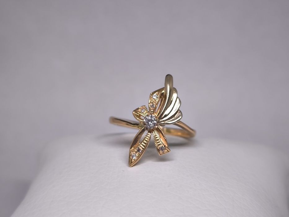 Кольцо золотое 20 размер