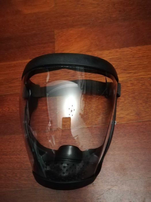 Przezroczysta maska ​​pełnotwarzowa ochrona twarzy