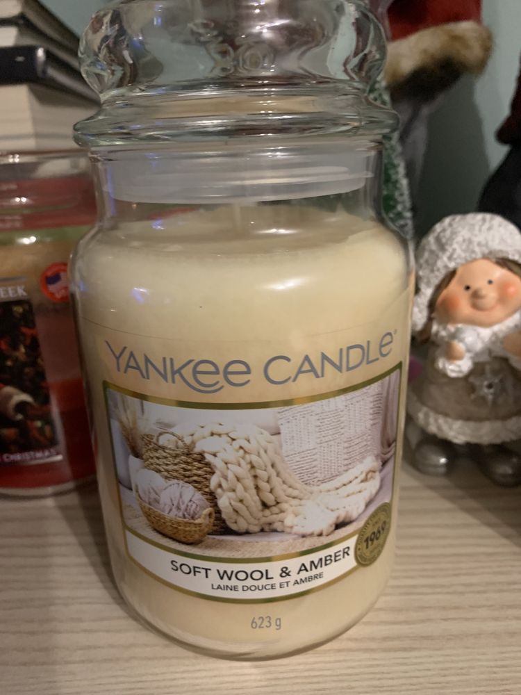 Soft wool & amber yankee Candle