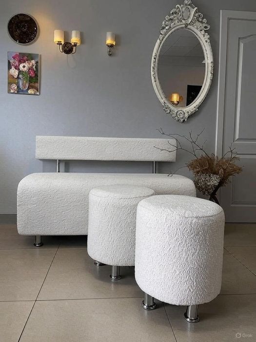 Пуфік банкетка пуф мягкий пуфик у вітальню прихожу