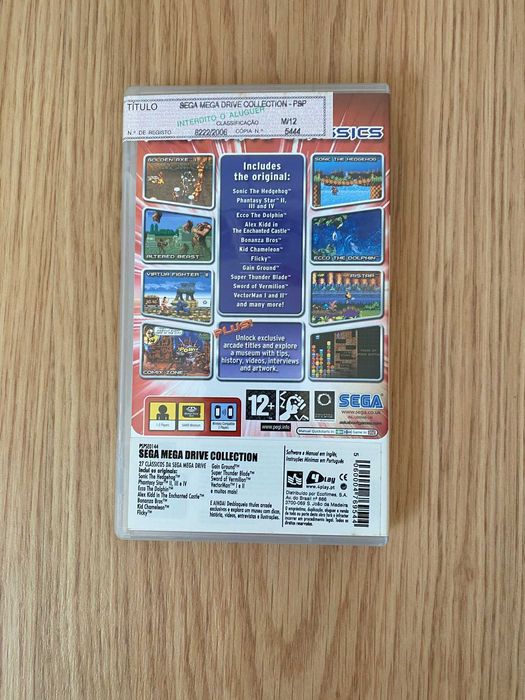 Sega Mega Drive Collection - Jogo PSP