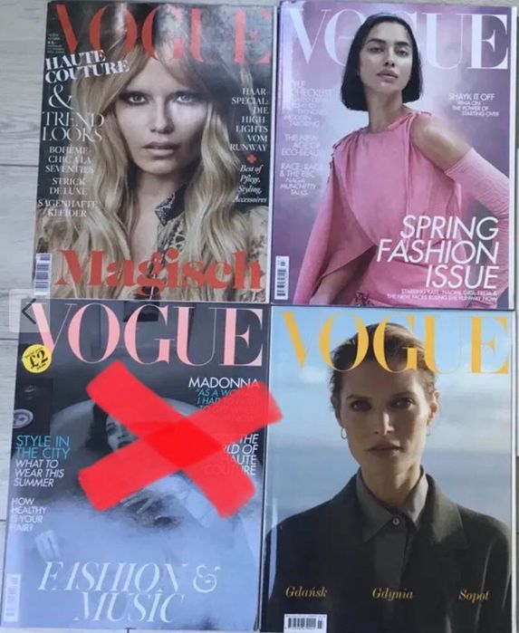 Magazyny modowe  VOGUE