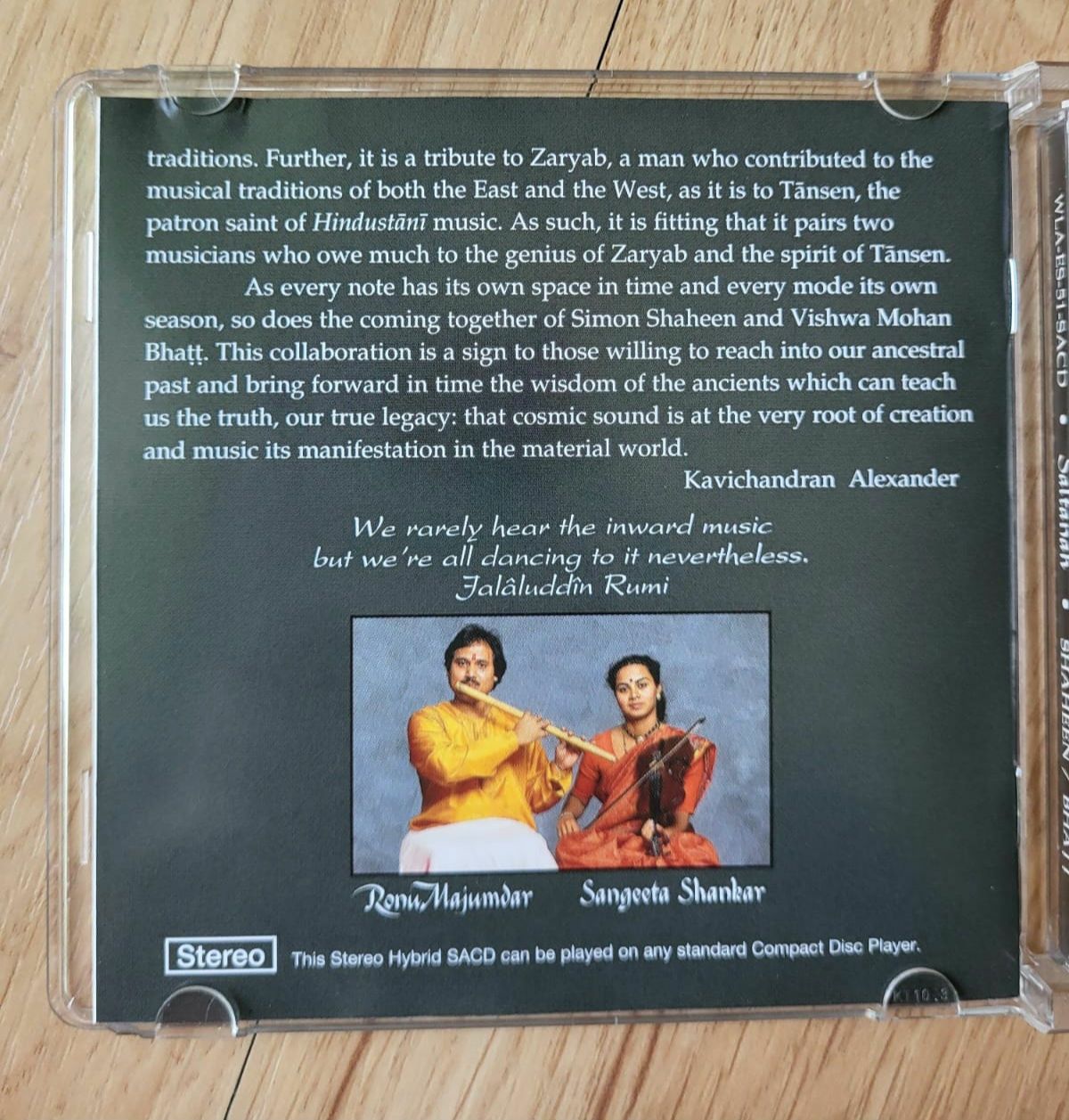 Simon Shaheen, Vishwa Mohan Bhatt - Saltanah, SACD, Hybrid