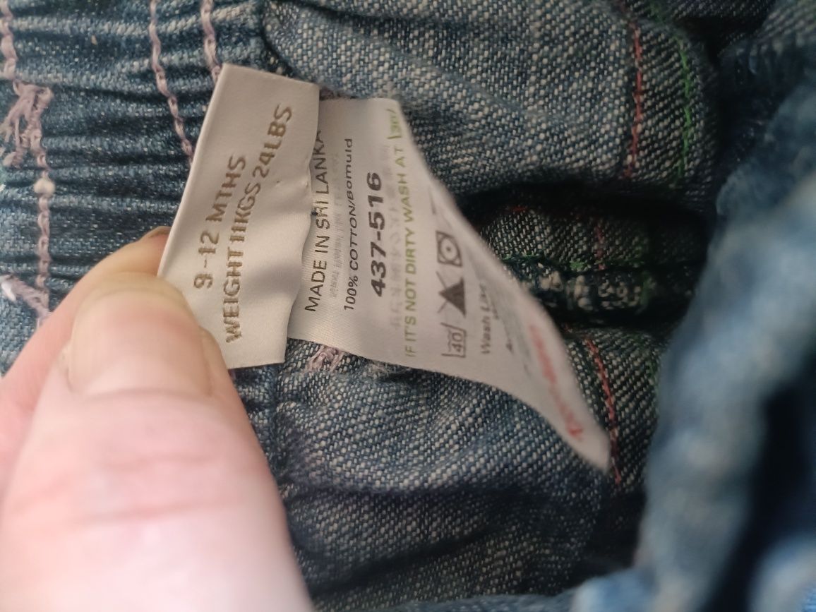 Spódniczka jeans dziewczęca rozmiar 80. Next