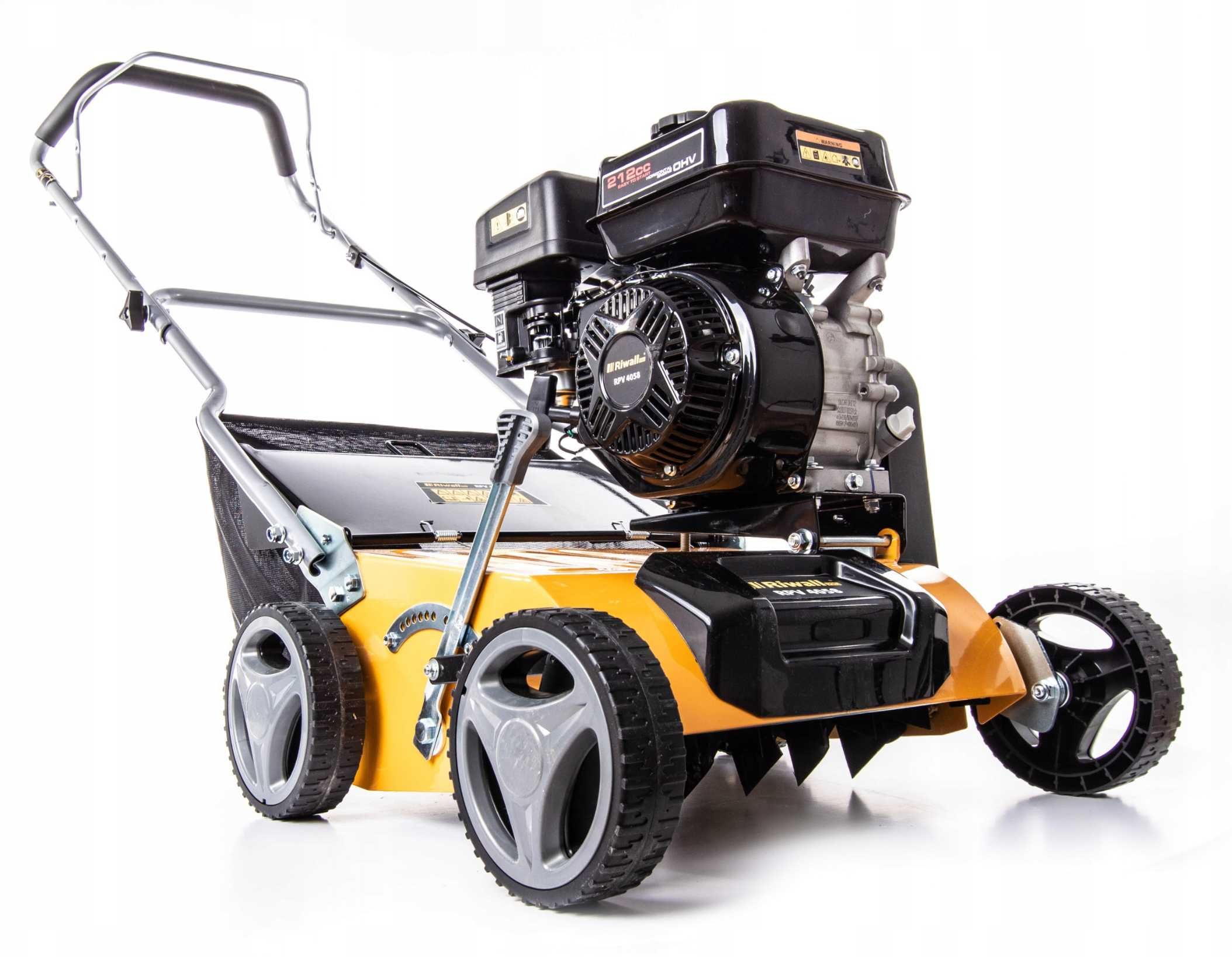 Aerator Wertykulator spalinowy 3W1 10KM RIWALL PRO RPV 4058 2 Wałki