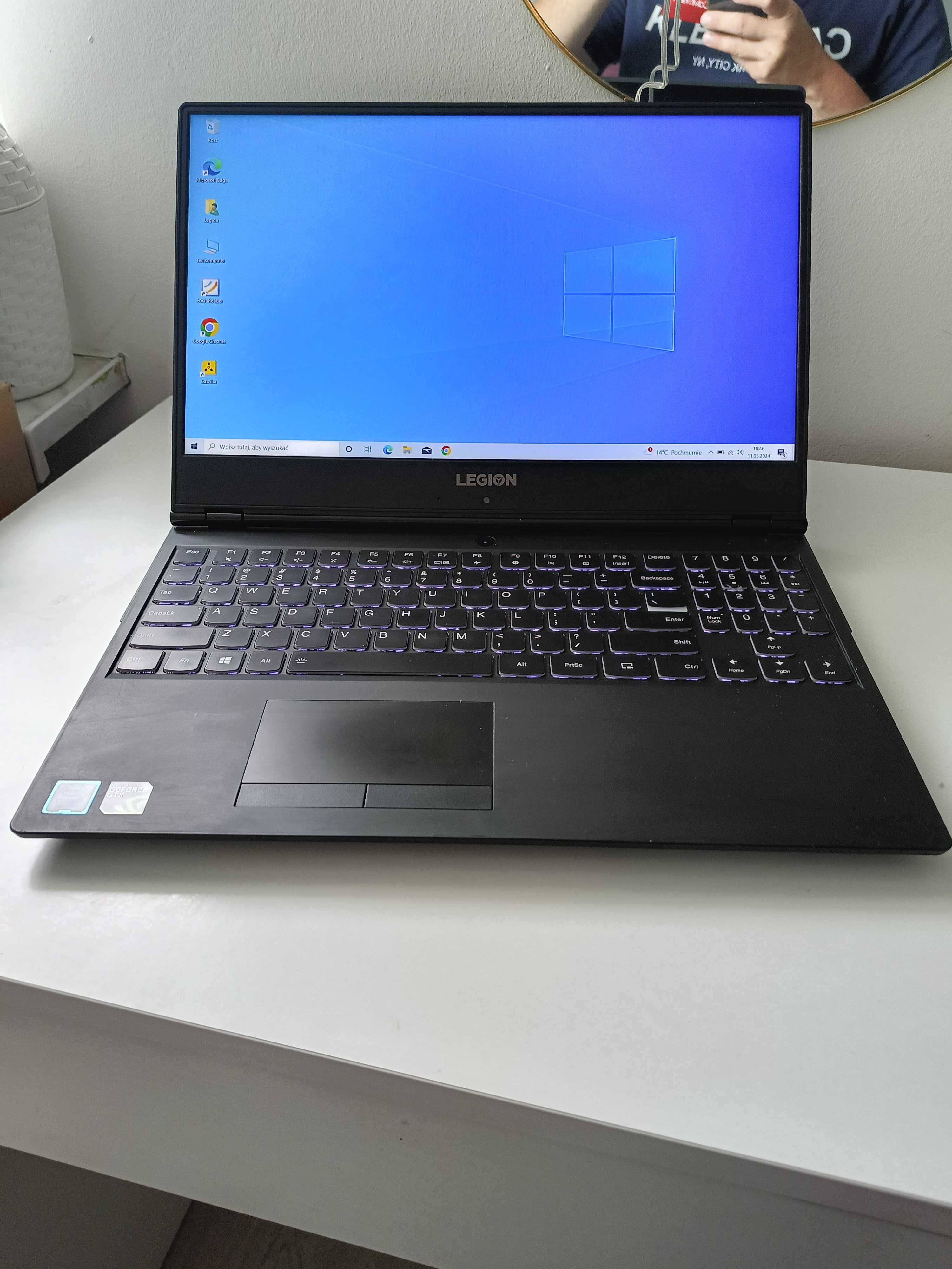 Mocny laptop do gier Lenovo Legion Core i5-8300H 16GB 512GB GTX1050