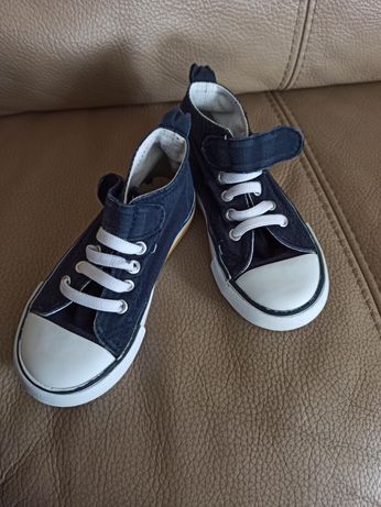 Trampki H&M buty dziecięce 24 na rzep bez sznurowania wkładane buciki