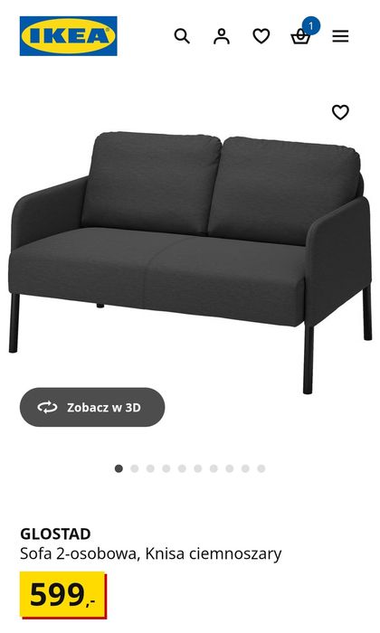 Sofa Ikea Glostad