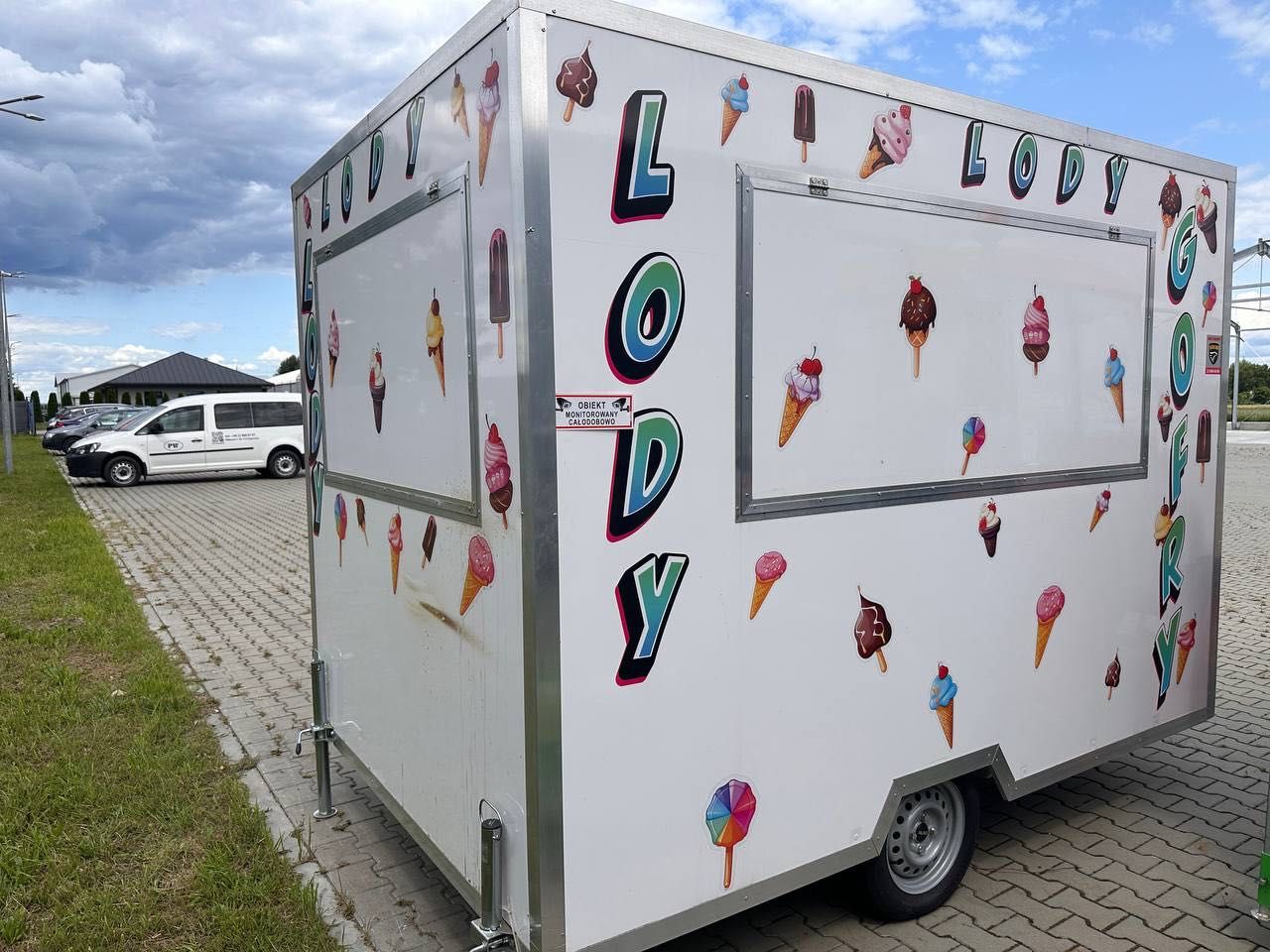Kiosk do sprzedazy lodow