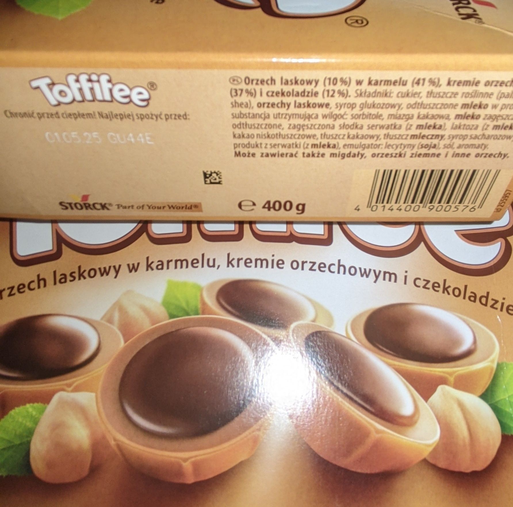 Toffifee maxi 48szt cukierki z orzechami czekoladki  7 opakowań