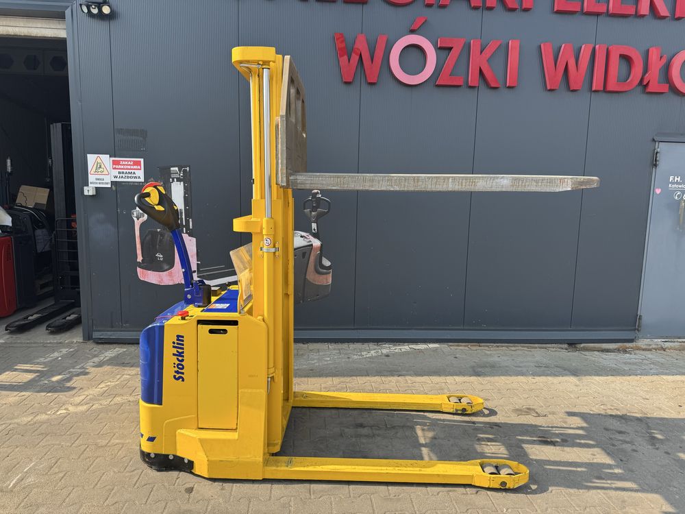 Paleciak elektryczny 1700 kg widły 150 cm Jak Nowy 2014 Stocklin