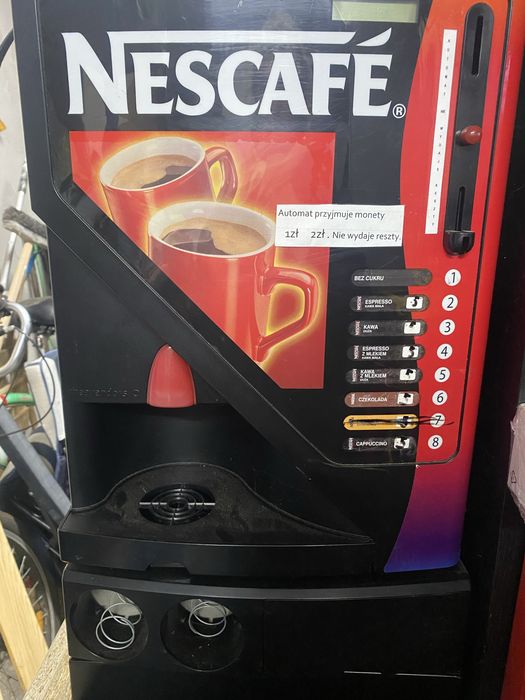 Automat do kawy na wrzutki