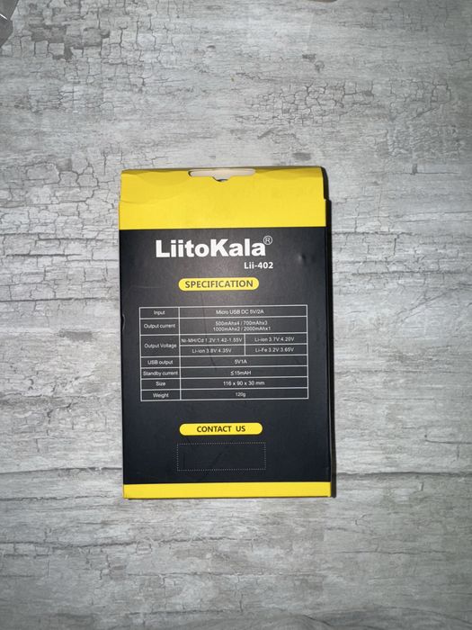 Зарядний пристрій LiitoKala Lii-402 для 18650/AA/AAA Li-Ion/LiFePO4