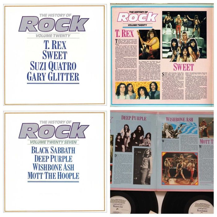 LP Rock History of Rock-Judas Priest,Saxon,Cream,Black Sabath vol.1