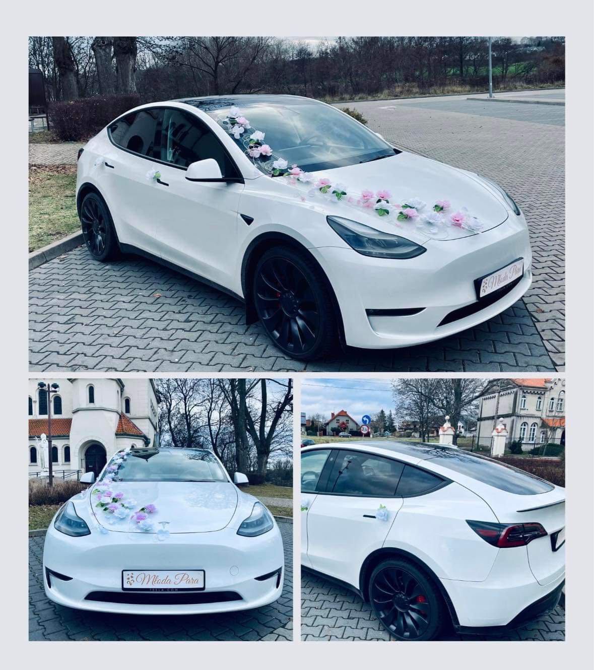 Tesla Y do ślubu! Wynajem wesele podkarpackie Mielec